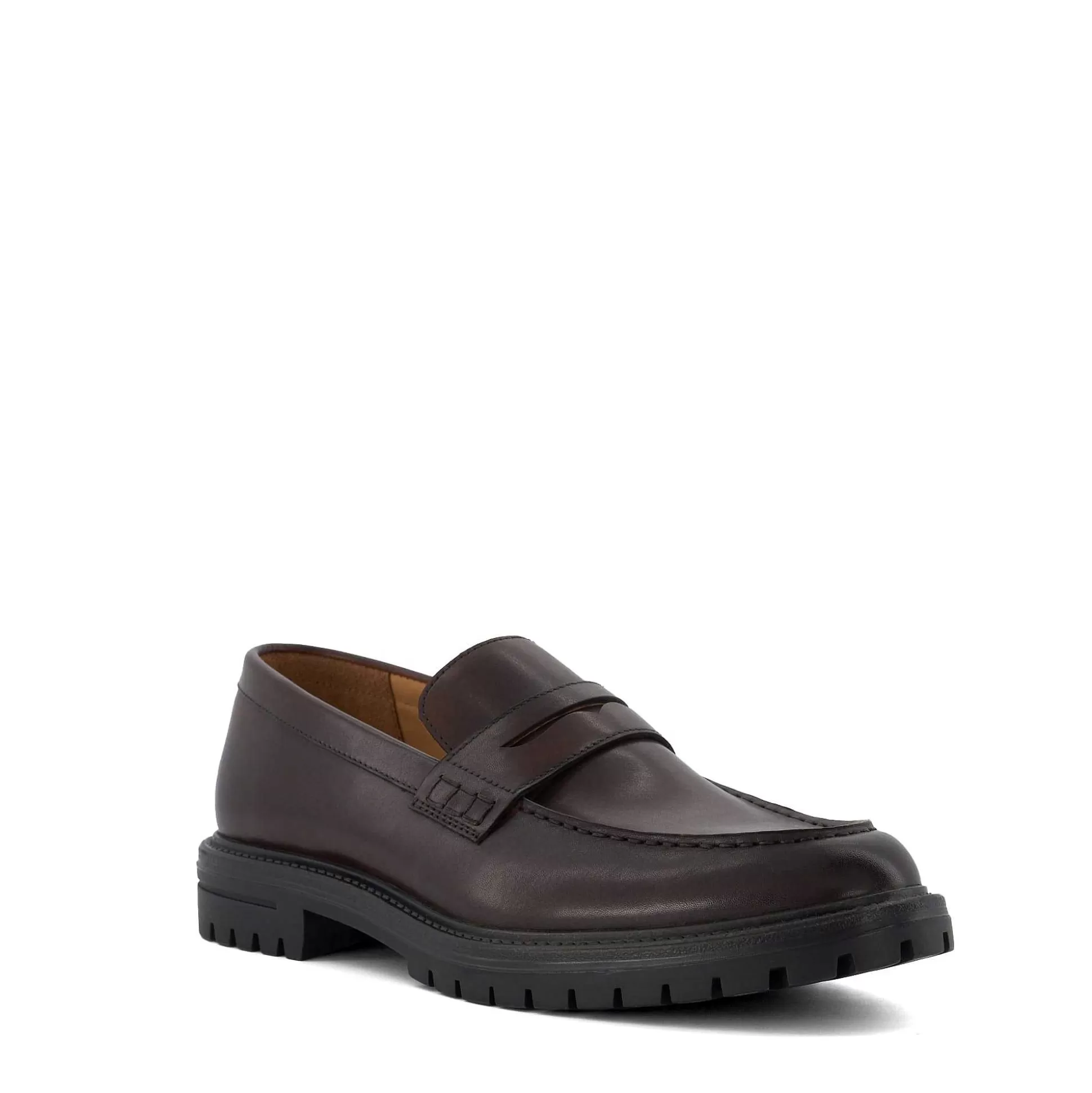 Dune London BANKING - DARK BROWN-Men Casual Shoes | Loafers