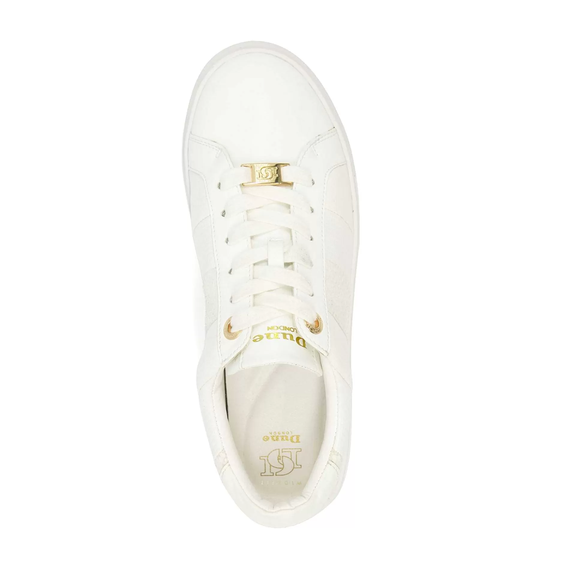Dune London EVERLEIGH - WHITE-Women Flat Shoes | Wide Fit Shoes
