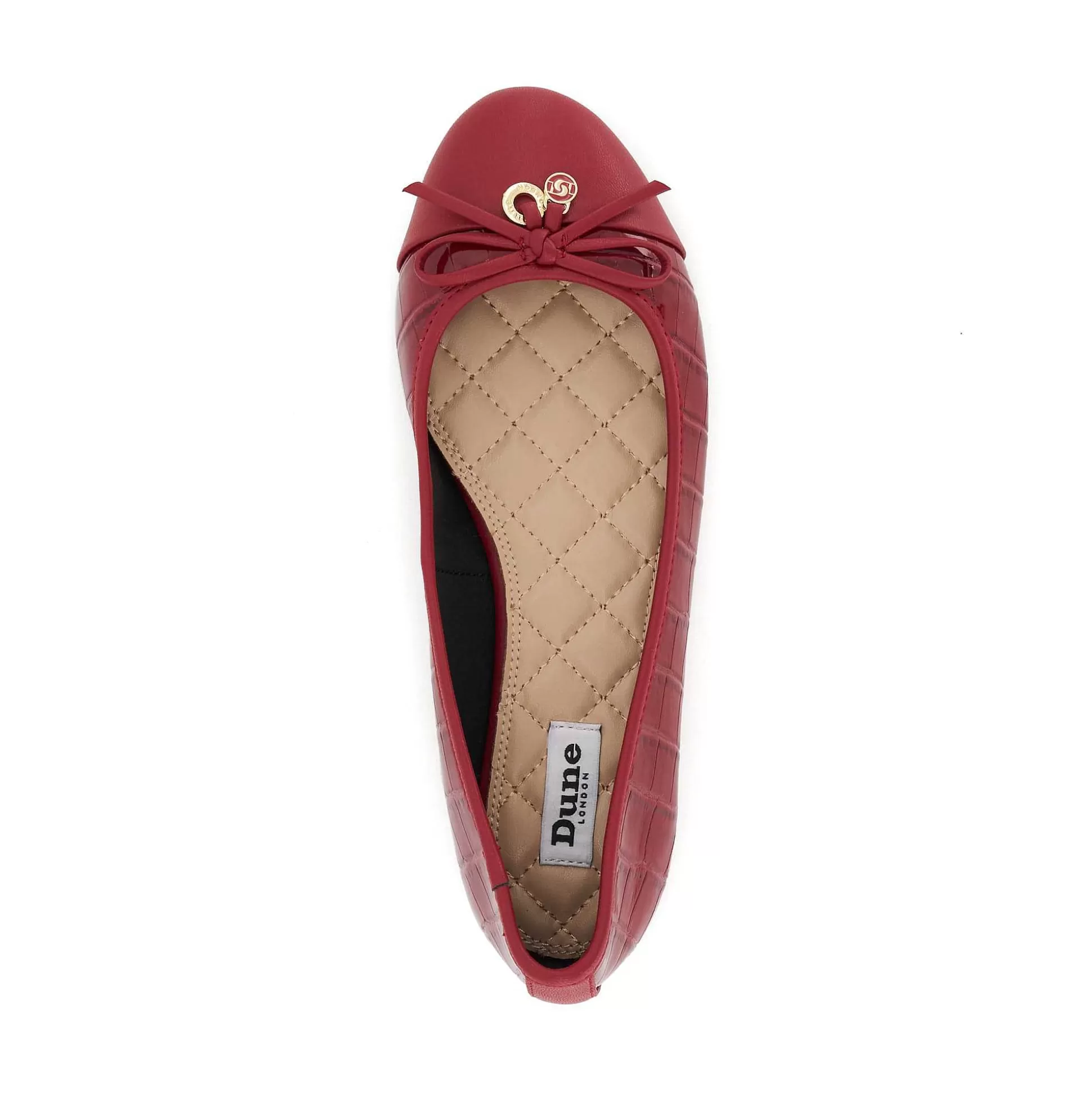 Dune London HALLO - RED-Women Flat Shoes | Ballet Pumps