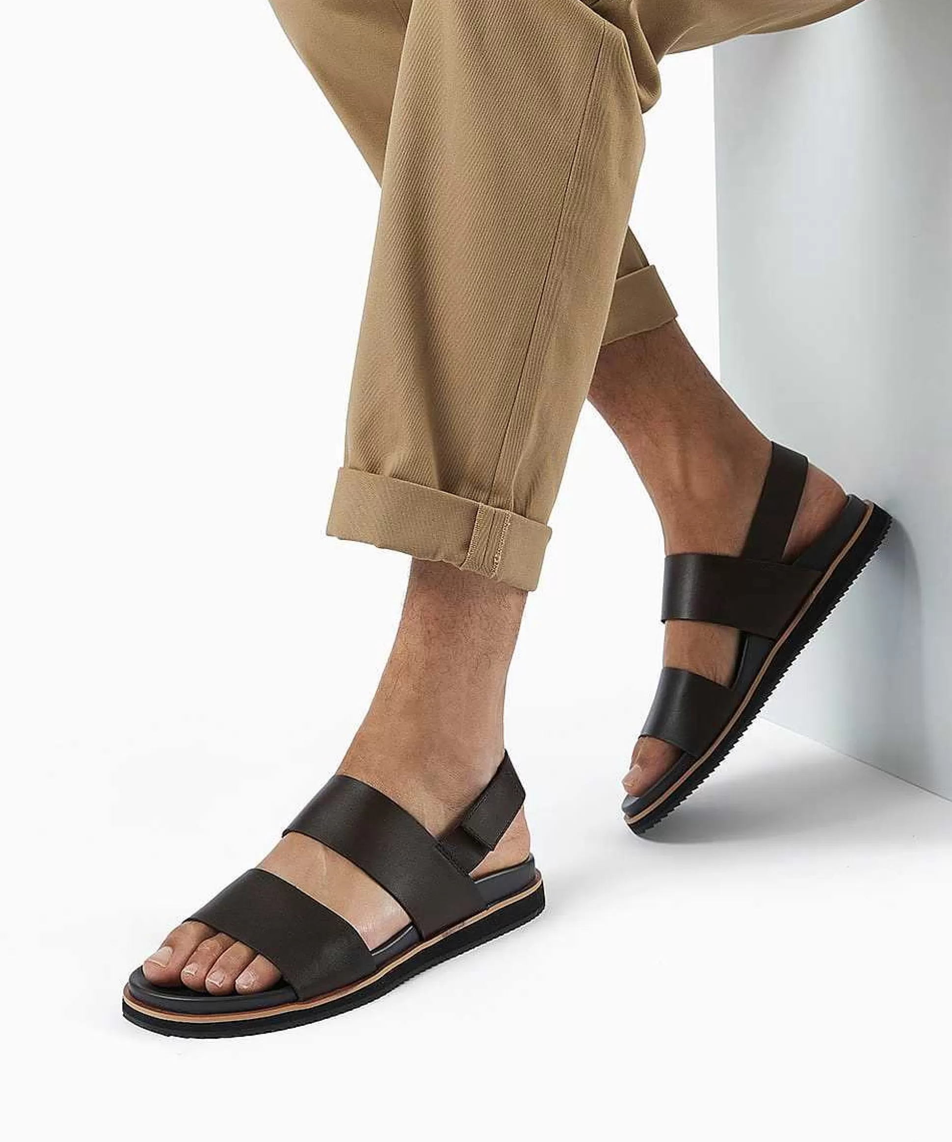 Dune London IDDA - BROWN-Men Smart Sandals