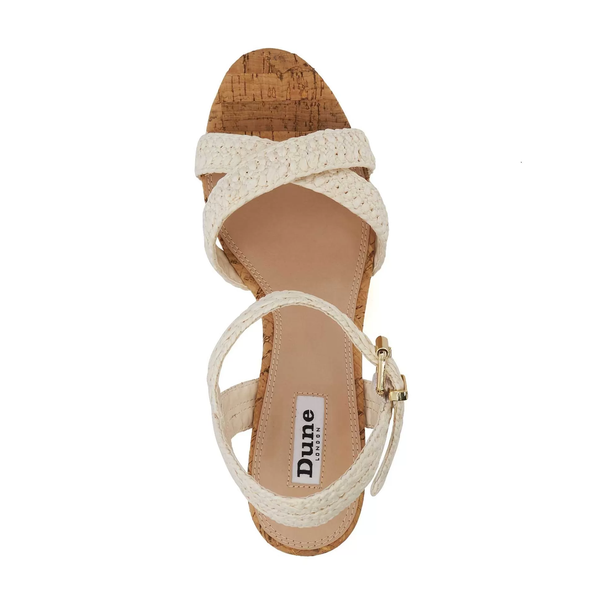 Dune London KELISA - WHITE-Women Heeled Sandals | Wedge Sandals