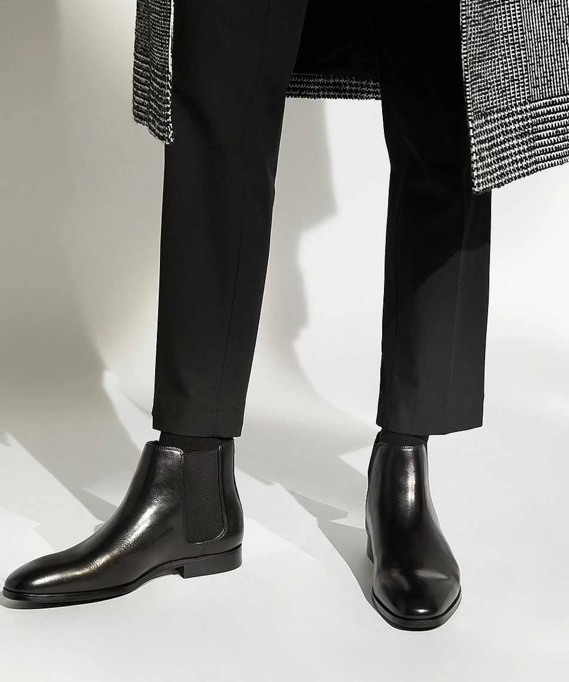 Dune London MANTLE - BLACK-Men Smart Boots | Chelsea Boots