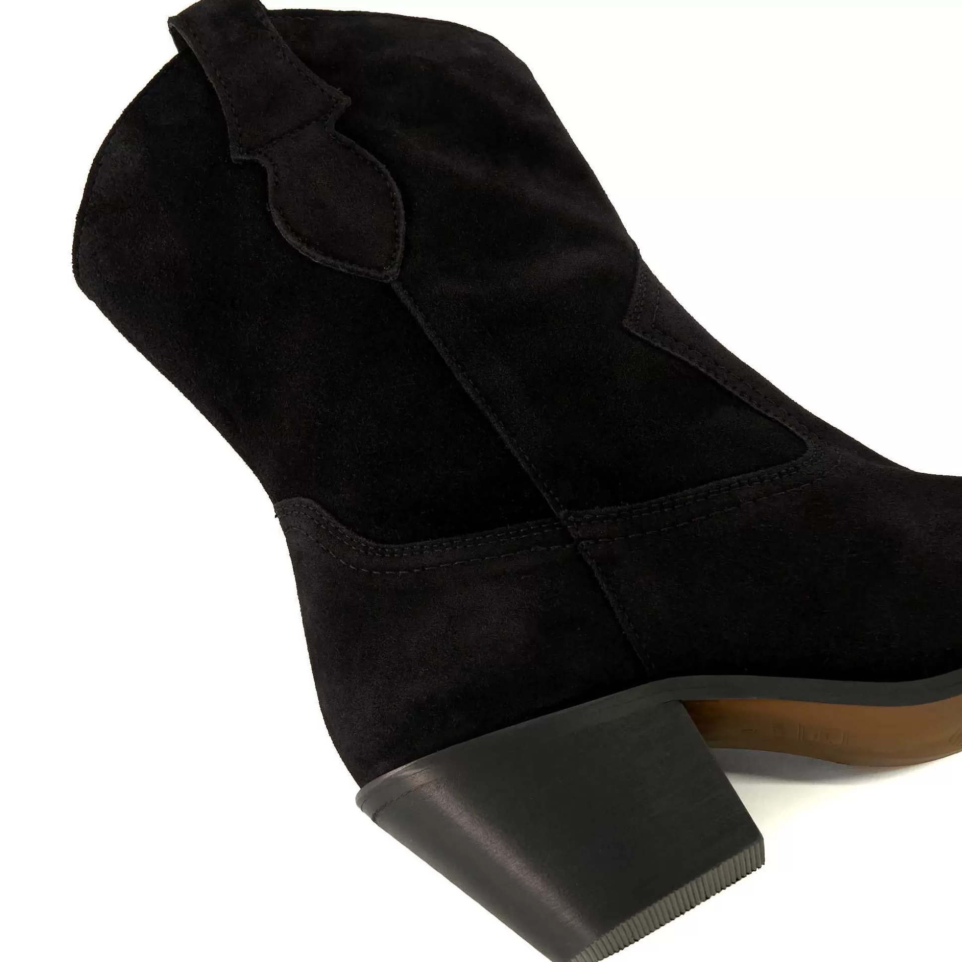 Dune London PARDNER - BLACK-Women Western Cowboy Boots | Ankle Boots